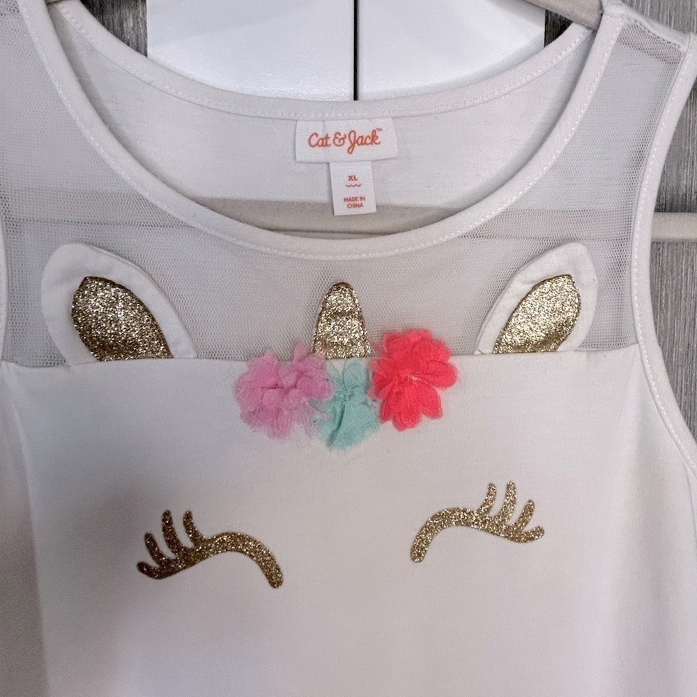 210. Cat &Jack girls dress Sz XL - Picture 3 of 5